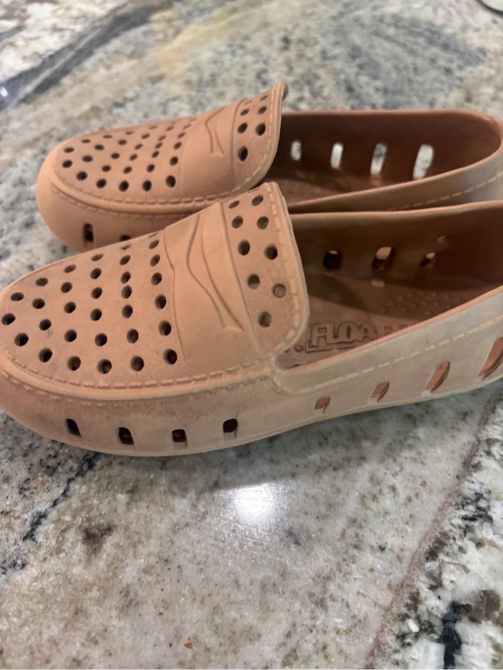 Floafers Kids Water Shoes Slip-On Loafers in Tan